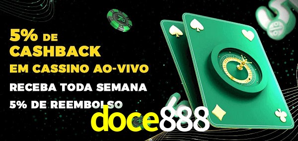 Promoções do cassino ao Vivo doce888